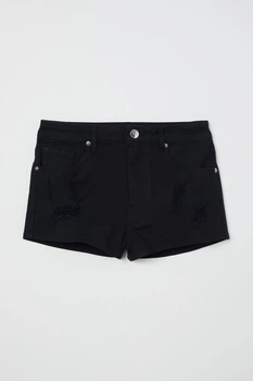 Шорты H&M 36 черный 6016176457