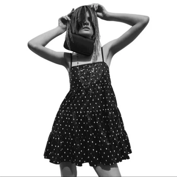 Сарафан Zara M чорний горох 3440048800