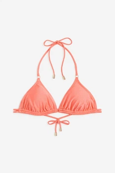Купальный лиф H&M 34 коралловый 22041143660
