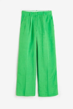 Брюки H&M 38 салатовый 24041162010