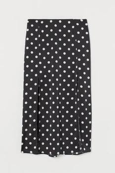 Юбка H&M 36 черно белый 407874546