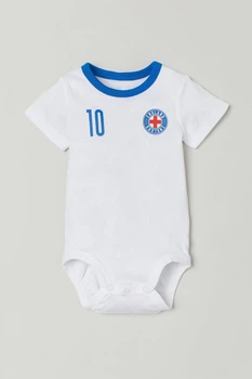 Боді H&M 74см біло синій 4079672493