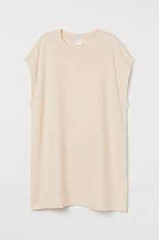 Туника H&M M кремовый 2806984915