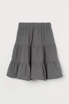 Юбка H&M 116см серый 2207975618