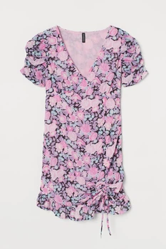 Платье H&M 36 розовый цветы 2907894651