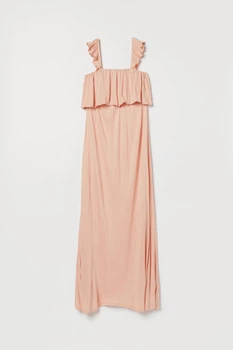 Платье для беременных H&M S персиковый 608959065