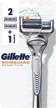 Станок для бриття Gillette Skinguard Sensitive + змінний картридж 2 шт (7702018500062)