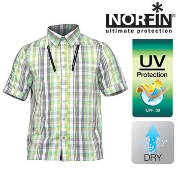 Сорочка з захистом від "UV" Norfin (nylon, коротк.рукав) / S (61272) 654001-S