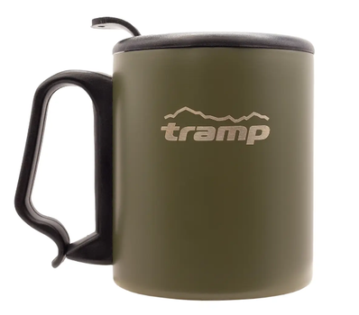 Термокружка TRAMP з поїлкою і защіпкою 350мл UTRC-020 olive (176925) UTRC-020-olive
