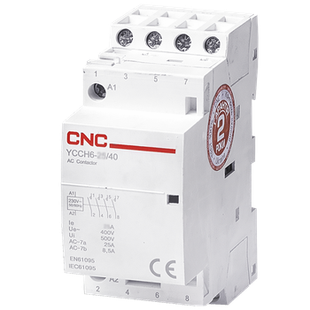 Контактор модульный 4P 40A 4NO 220V [Б00029042] YCCH6 CNC