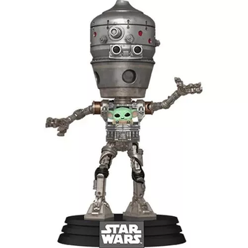 Фігурка Funko POP Deluxe Star Wars Мандалорієць IG-12 з Грогу 16 см (889698800013)