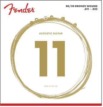 Струны для акустической гитары Fender 70CL