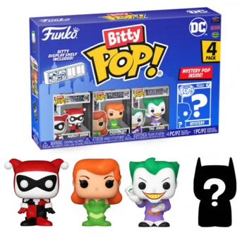 Набір фігурок-сюрприз Funko Bitty POP DC Comics Harley Quinn 4 см 4 шт (889698713139)