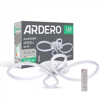 Светодиодная люстра Arcero AL6530ARD FABIO S 60Вт белый