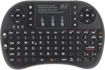 Беспроводная клавиатура Rii Mini i8+ Black (UKR) Б/В