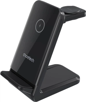 Ładowarka bezprzewodowa Choetech 3-w-1 15W Black (T608-F)
