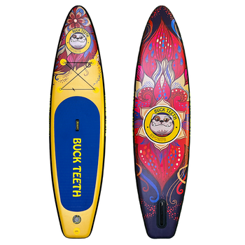 Сапборд Buck Teeth Summer Flower 10'6" - надувная доска для САП серфинга, sup board