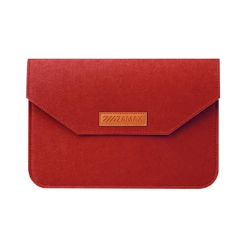 Чехол конверт ZAMAX из войлока для MacBook 13" Red