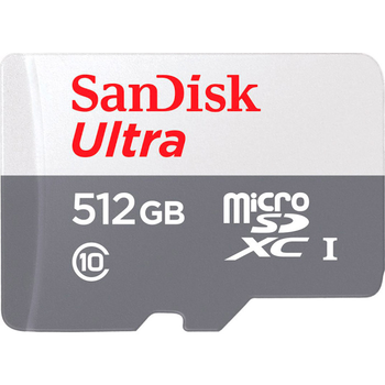 Карта памяти microSDXC (UHS-1) SanDisk Ultra 512Gb class 10 A1 (100Mb/s) (SDSQUNR-512G-GN3MN)