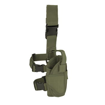 Тактична кобура на ногу на стегна AOKALI Outdoor B18 (Green) чоловіча військова на ремінцях з регуляцією