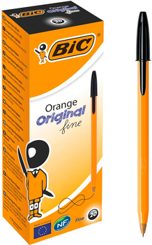 Zestaw piór kulkowych BIC Orange Fine Czarne 20 szt (3086121101144)