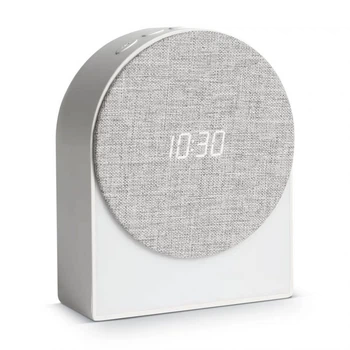 Нічник-колонка 4в1 Годинник Нічник Білий шум Bluetooth колонка WALKER WSP-190 Біла