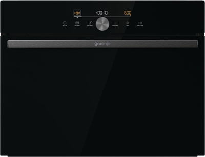 Духова шафа Gorenje електрична компактна 50л A+ дисплей функція НВЧ чорний (BCM4547DG)