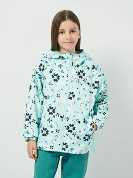 Детская ветровка для девочки Outventure 127837-Q1 128-134 Голубая (2999000216376_0990053482093)