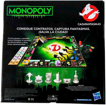 Gra planszowa Hasbro Ghostbusters Monopoly (hiszpańska edycja) (5010993702213)