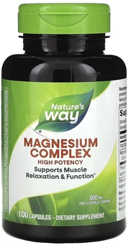 Магний цитрат Nature's Way Magnesium Complex 100 капсул (033674410516)