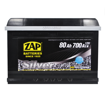 Автомобільний аккумулятор ZAP Silver 80Ah 700A R+ 580 83z