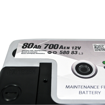 Автомобільний аккумулятор ZAP Silver 80Ah 700A R+ 580 83z