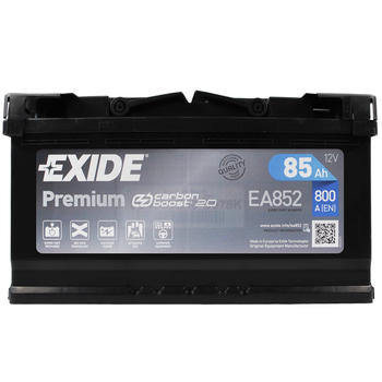 Автомобильный аккумулятор EXIDE Premium 85Аh 800Ah R+ EA852