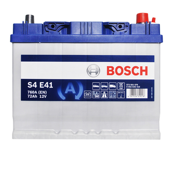 Автомобильный аккумулятор BOSCH EFB Asia 72Ah 760A R+ 0092S4E410