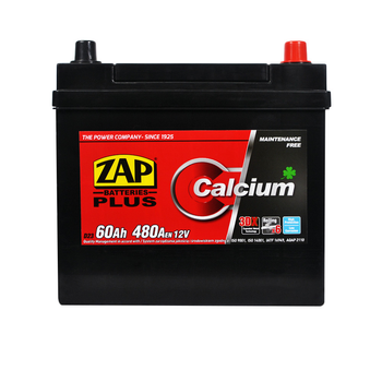 Автомобільний акумулятор ZAP Plus Calcium Asia 60Ач 480А R+ 560 68z