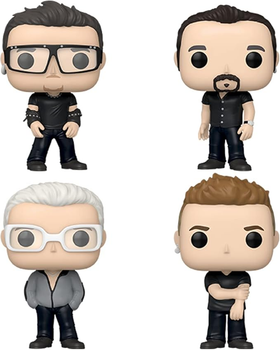 Набір фігурок Funko POP Albums Deluxe U2 9 см 4 шт (889698673914)