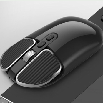 Миша Bautech Bluetooth 5.1 2,4G бездротова 800 DPI 1200 DPI 1600 DPI Чорний