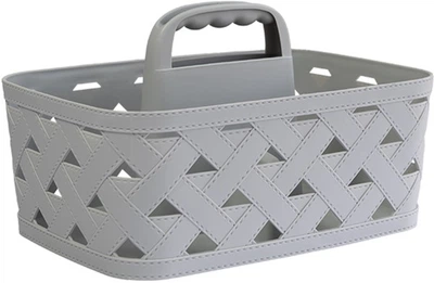 Кошик з текстурою шкіри з ручкою Omak Plastik (50888)