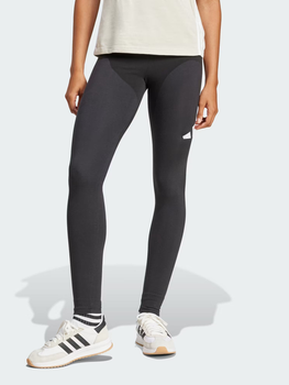 Спортивные леггинсы для фитнеса женские Adidas W Bl Sj Leg JH1182 S Black/White (4067891031007) 
