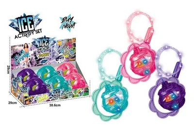 Скакалка на ногу X-Toys SA 1004 (↔68 см, кільце Ø14 см, підсвічування мультиколор, живлення від батарейок, в наборі 6 шт)
