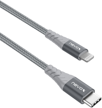 Kabel Nevox Lightning - USB-C 1M Grey (4250686408850)