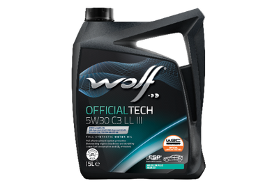 Олива моторна WOLF OFFICIALTECH 5W-30 C3 LL III 5л