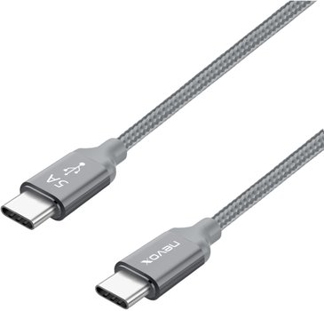 Kabel Nevox USB-C - USB-C 100W 2M Grey (4250686406542)