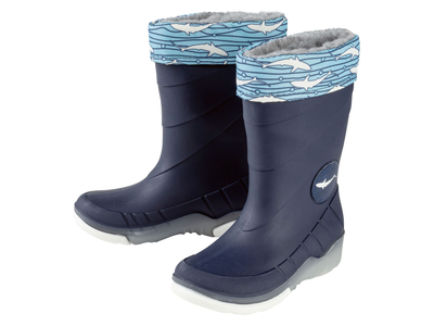 Резиновые сапоги с подсветкой для мальчика Lupilu 3M Scotchlite™ 378011 26-27 темно-синий