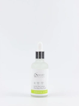 Мультикислотная локальная присушка Smart4Derma Acne Derm Активний Local Sos Lotion Ана-Bha-Pha Pure 50 мл