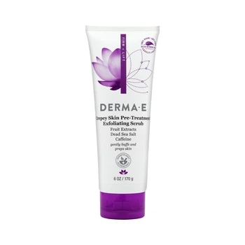 Відлущуючий скраб для відновлення пружності шкіри - Derma E Crepey Skin Pre-Treatment Exfolianting Scrub