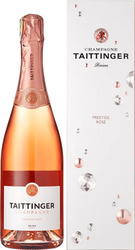 Шампанське Taittinger Prestige Rose рожеве брют 0.75 л 12.5% в подарунковій упаковці (3016570002716)