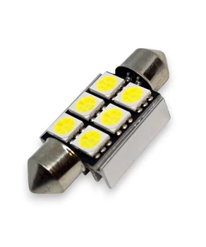 Светодиодная лампа C5W Festoon 6SMD 5050 Autoexpect 12V 36мм с обманкой (32130)