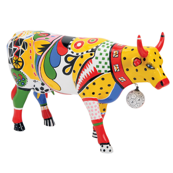 Коллекционная статуэтка Cow Parade корова яркая Kick, Size L 30 х 9 х 20 см Нидерланды