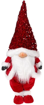 Мягкая игрушка Гном Red&White 22х16х55см в пайетках (BD-877-094)